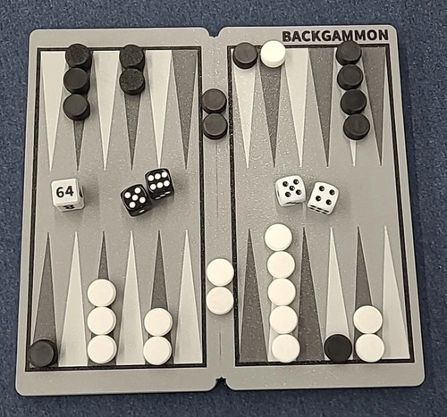 Backgammon board game - game,