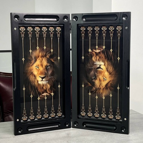 Luxury glass backgammon - backgammon, board